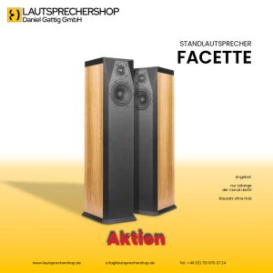 Facette Standlautsprecher Aktionspreis Paar Aktion