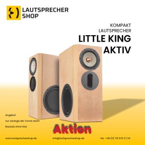 Little King Aktiv Kompaktlautsprecher Aktionsangebot