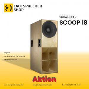 Scoop 18 Subwoofer Aktion